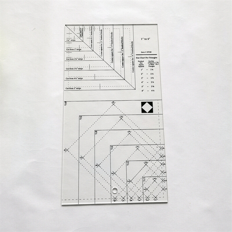 Square Squared Ruler Wing Clipper Quilting Tool for Trimming