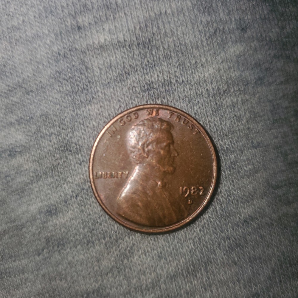 1982 D Penny 3.1 grams Rare