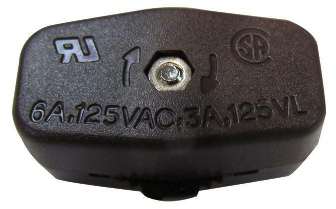 Feed-Through On/Off Switch, Brown