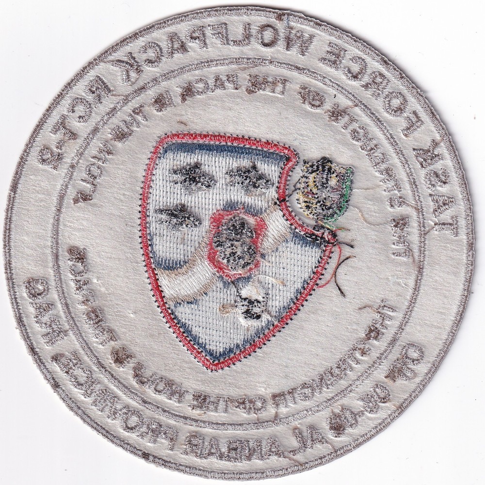 Task Force Wolfpack patch US Marine Corps Iraq patch OIF 06-08 large