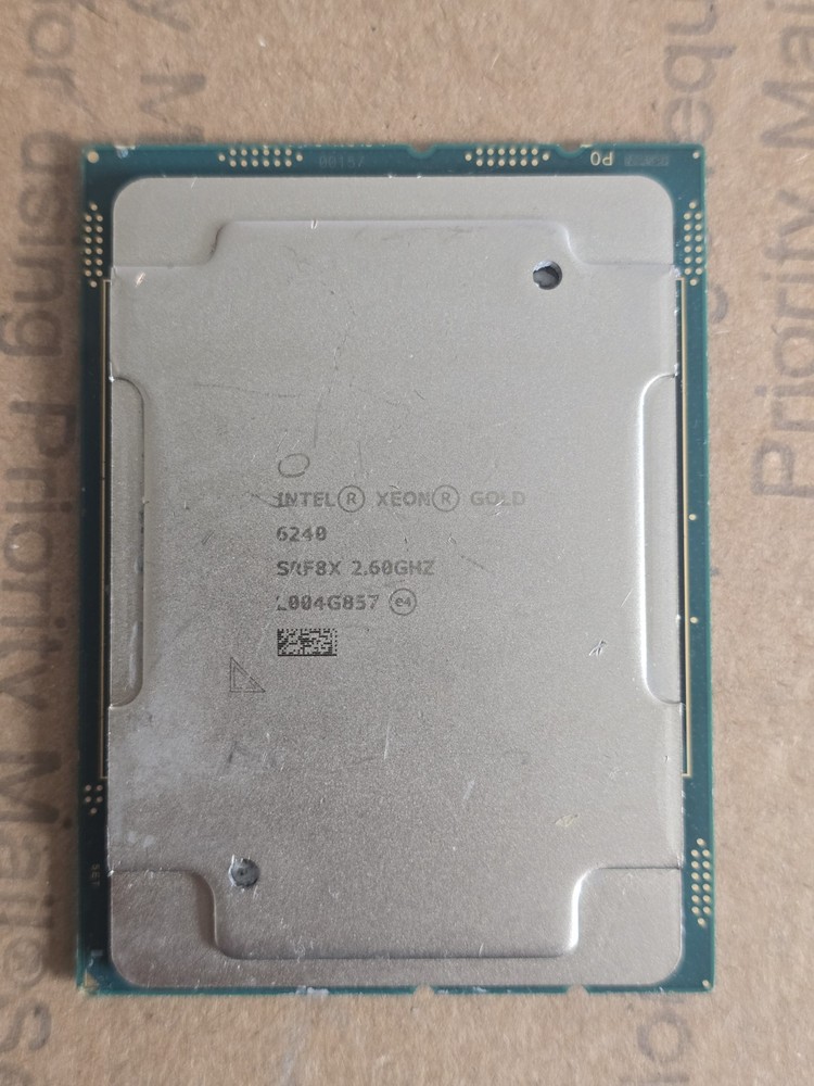Intel SRF8X INTEL XEON GOLD 6240 2.60GHZ 24.75M 18-CORE PROCESSOR