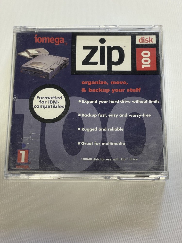iomega - Zip Disk - 100MB - Tested & Formatted
