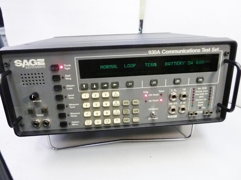 Sage Instruments 930A Communications Test Set - Unit alone