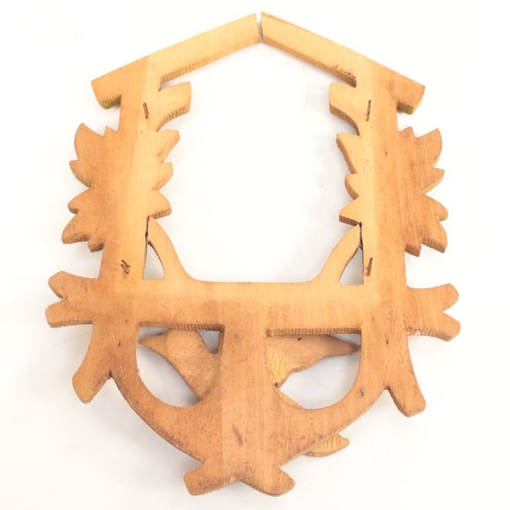 Cuckoo Clock Case Frame with Bird 10 inches tall - FL105