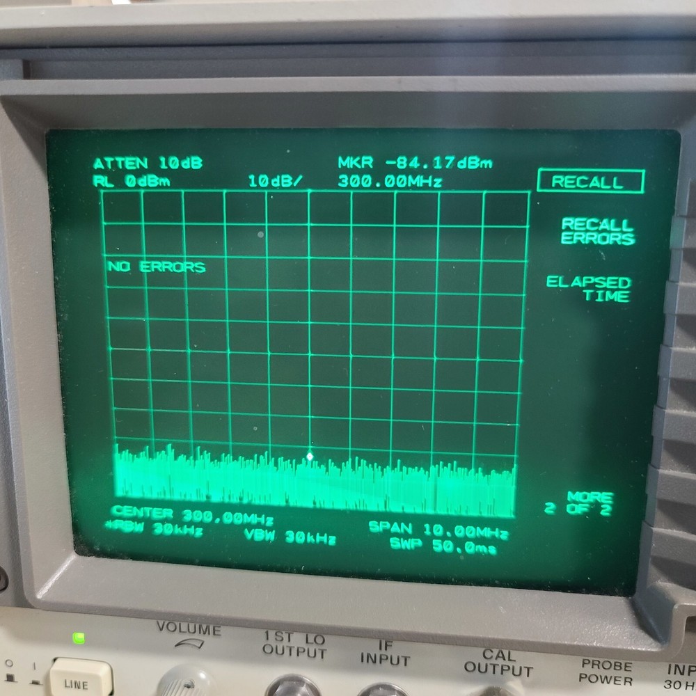 HP 8560E RF Spectrum Analyzer 30Hz-2.9GHz