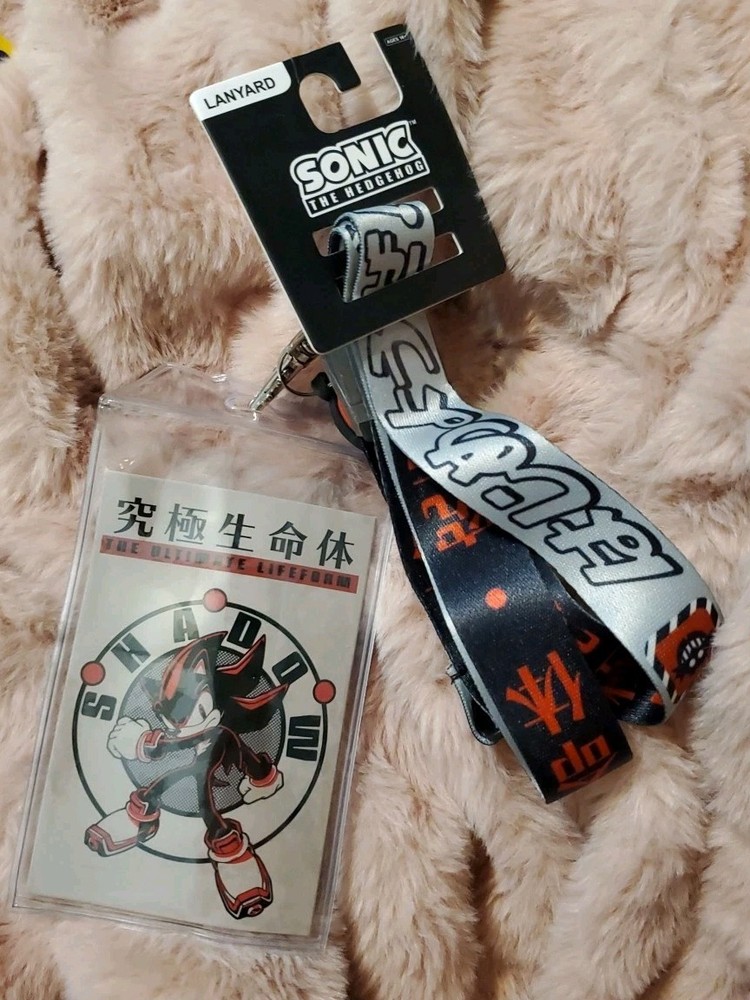 Sonic the Hedgehog Shadow Charm Lanyard