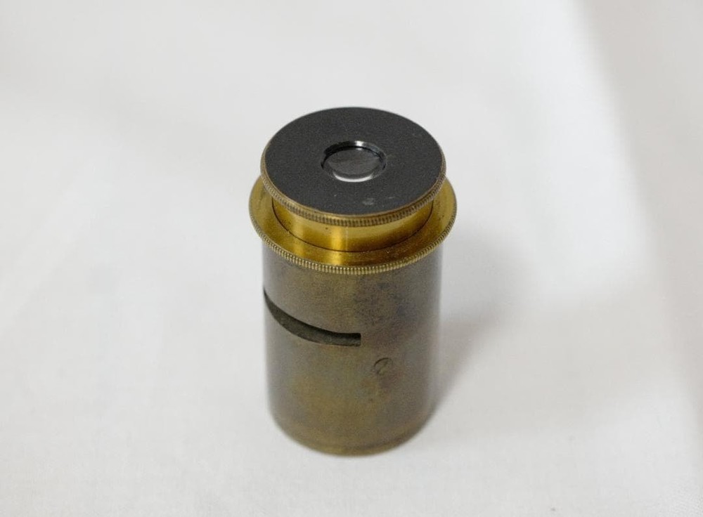 microscope antique vintage collectible Simon Pressl's "achromatic" microscope
