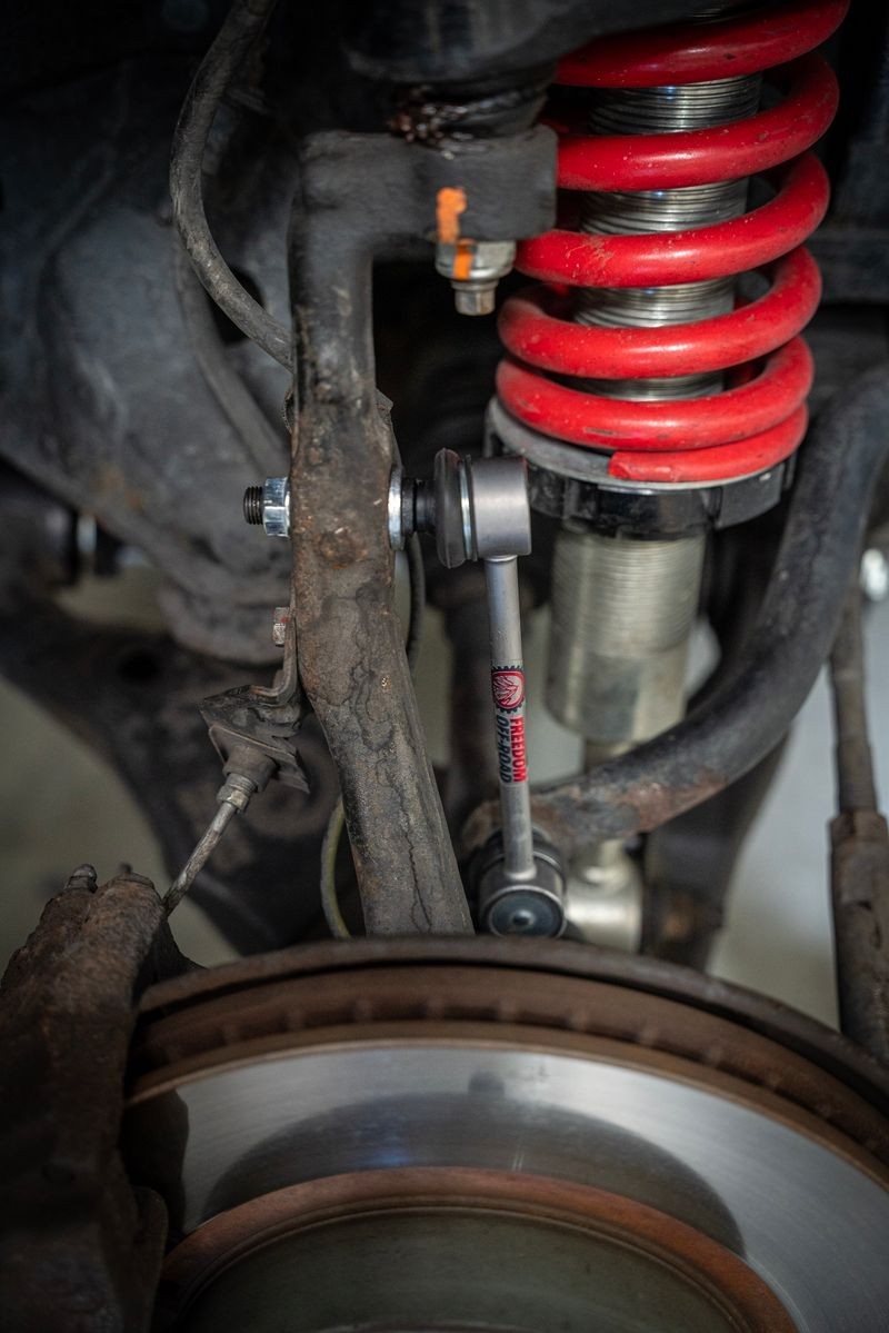 Extended Rear Zinc Sway Bar End Links for 2-4" Lift for 03-24 4Runner, FJ, GX470