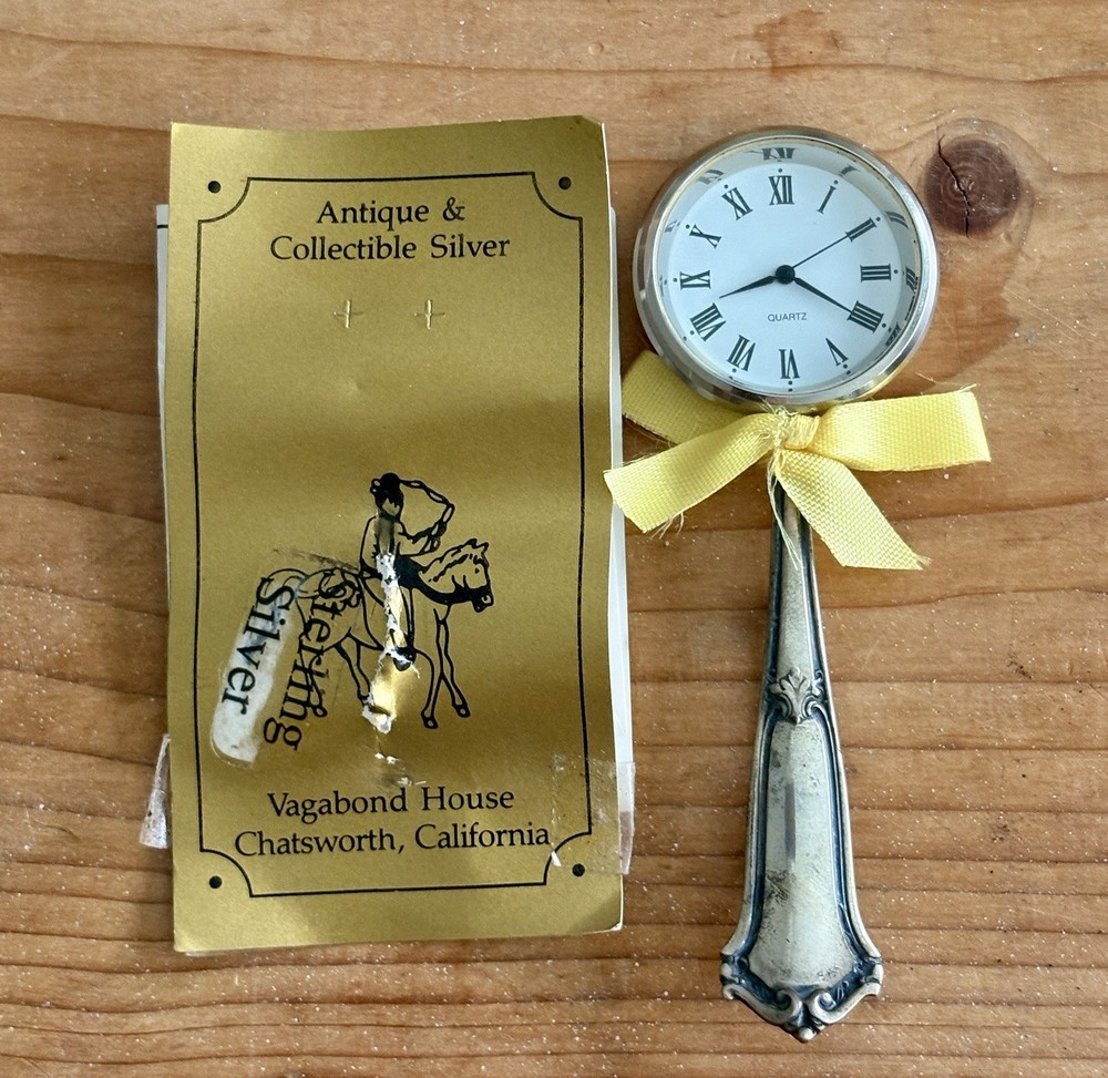 Vagabond House Sterling Handle Clock
