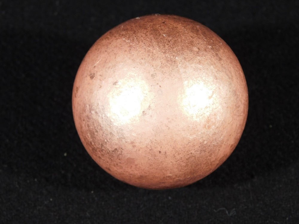 BIG! Super Heavy Solid COPPER SPHERE From Michigan 590gr