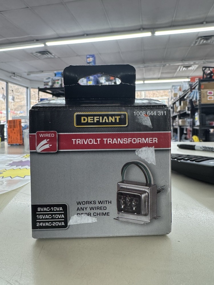 Defiant Wired Doorbell Tri-Volt Transformer 18000045