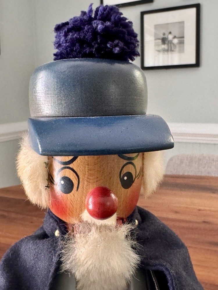 Vintage Steinbach Wooden Nutcracker - Dr. Watson - Sherlock Holmes Germany MINT
