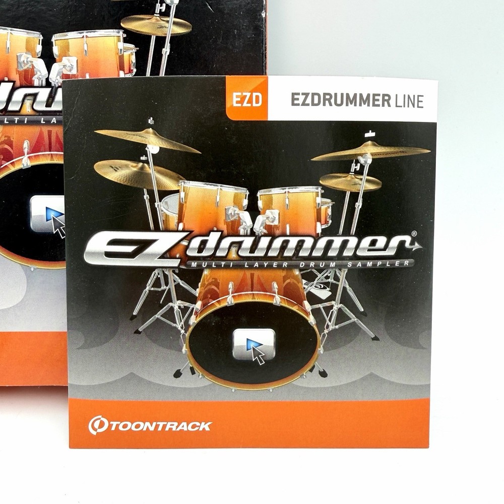 TOONTRACK EZ DRUMMER Multi Layer Drum Sampler DVD With Serial#