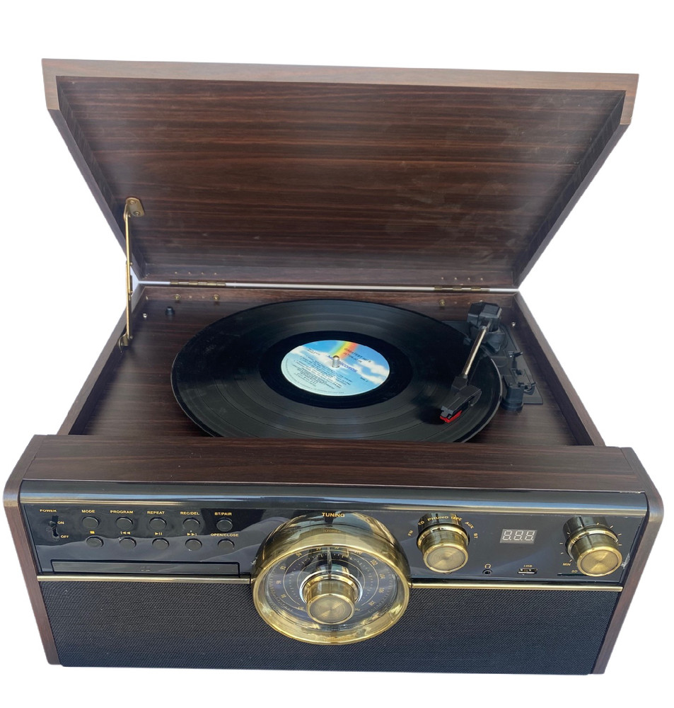 TechPlay Cyclops High Power System, Turntable, Cassette/CD W/Dual Bluetooth