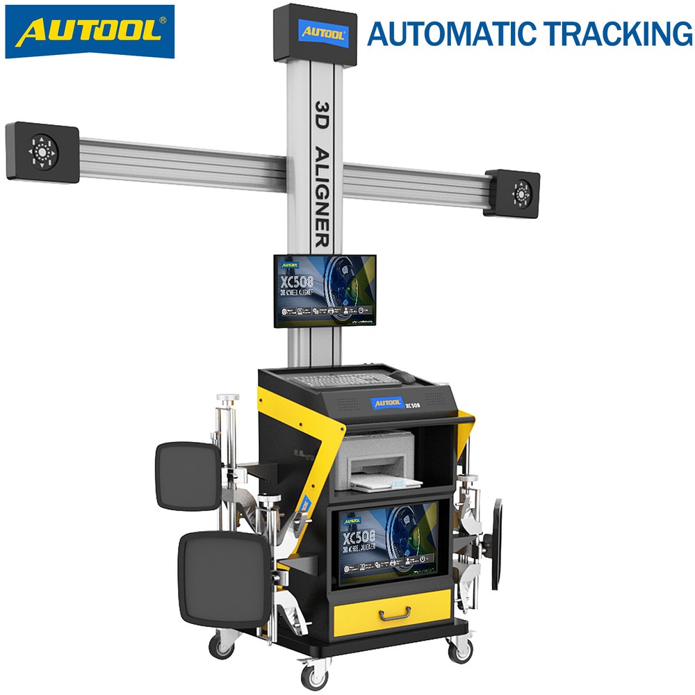 Liftable Auto 3D Wheel Alignment Machine Dual-Screen Printer For Two-Post Lifts