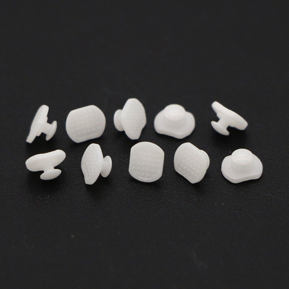 Dental Orthodontic Composite Ceramic Lingual Buttons Bondable Rectangular Base
