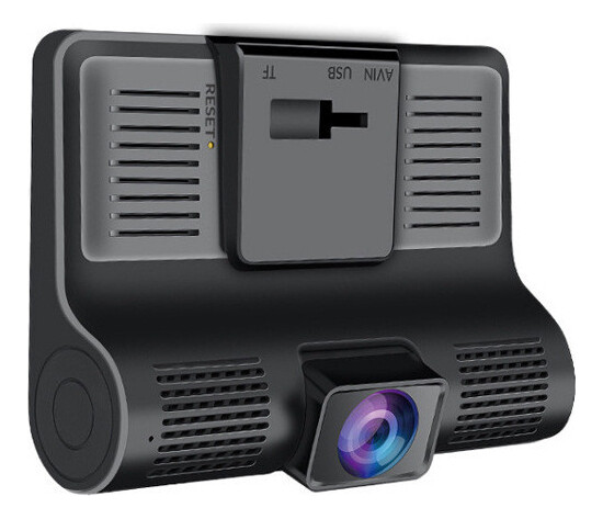 Front+interior+rear Three Camera Hd Driving Record