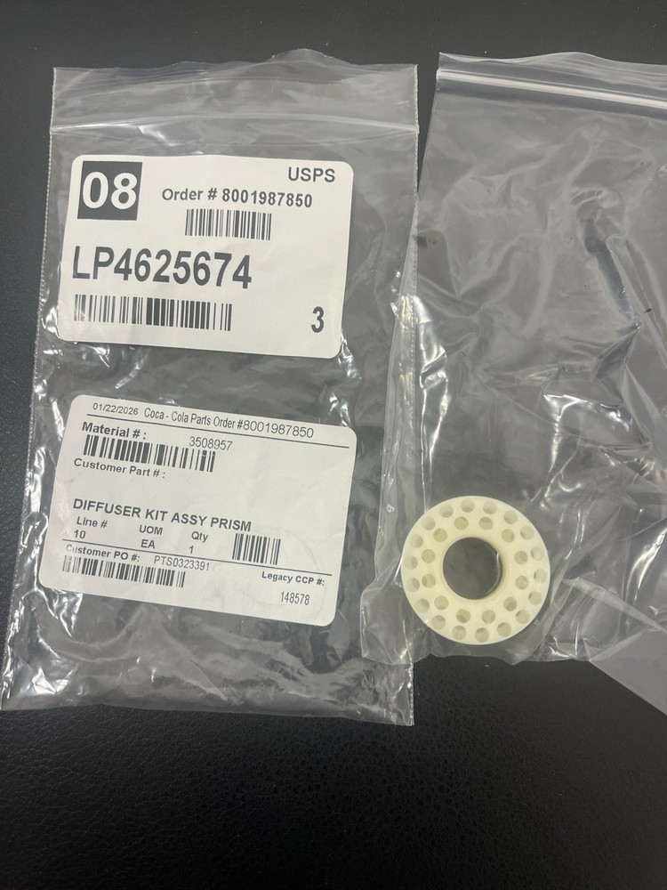 Coca-Cola Parts Control 148578 DIFFUSER,KIT,ASSY,PRISM