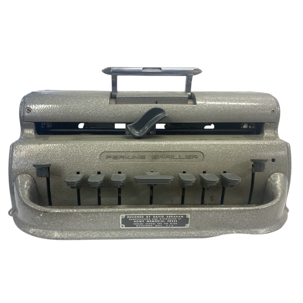 Classic Perkins Brailler for The Blind By David Abraham