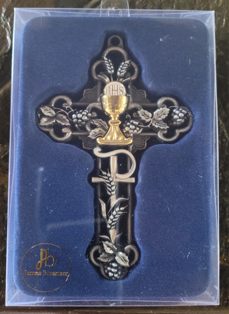 First Communion, Metal Cross, Wall Hanging