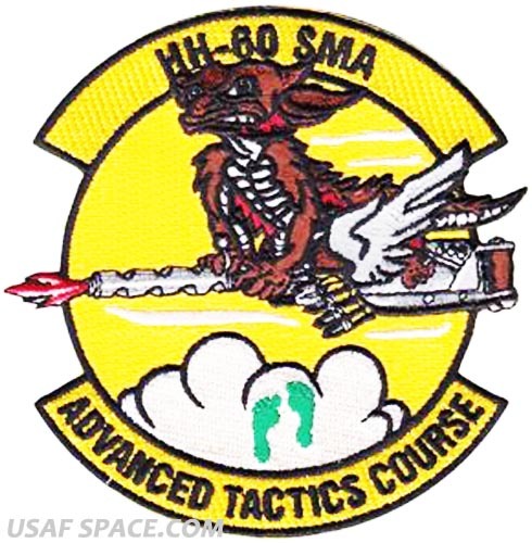 USAF 34th WEAPONS SQUADRON -HH-60 SMA- ADVANCED TACTICS COURSE - ORIGINAL PATCH
