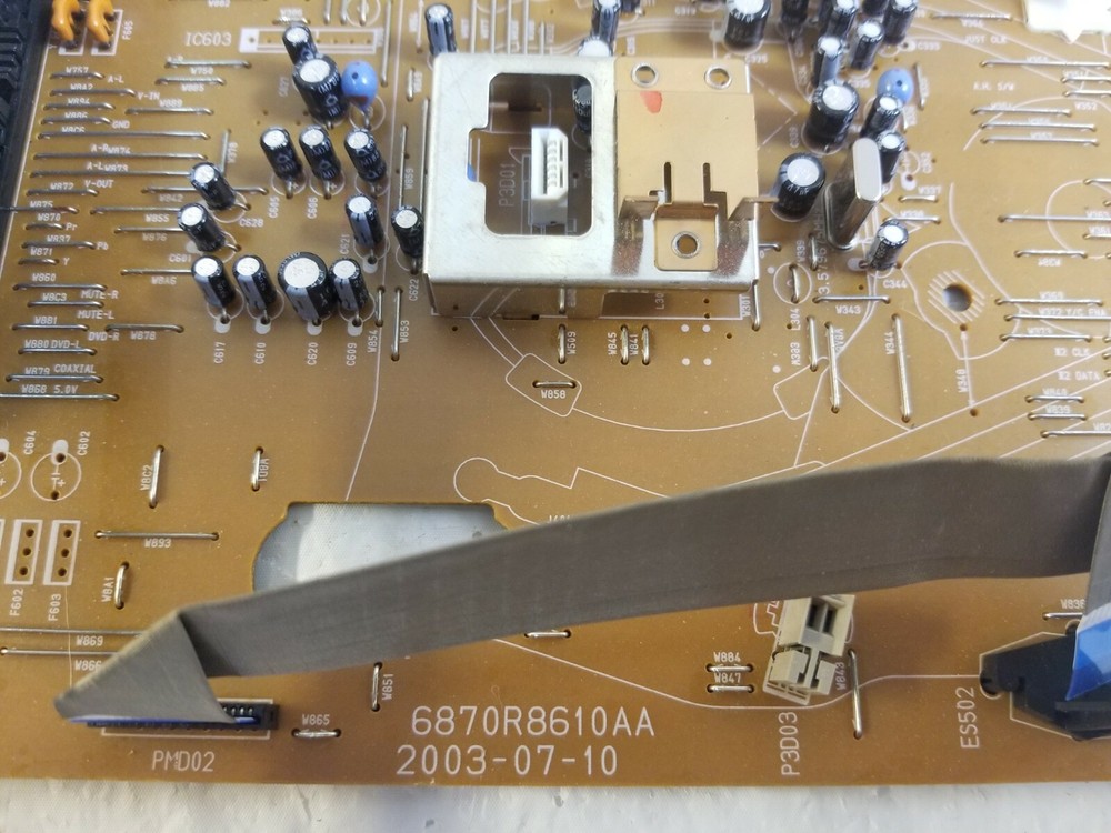 CINEVISION DVR1000 VCR & DVD Player MAIN PCB BOARD