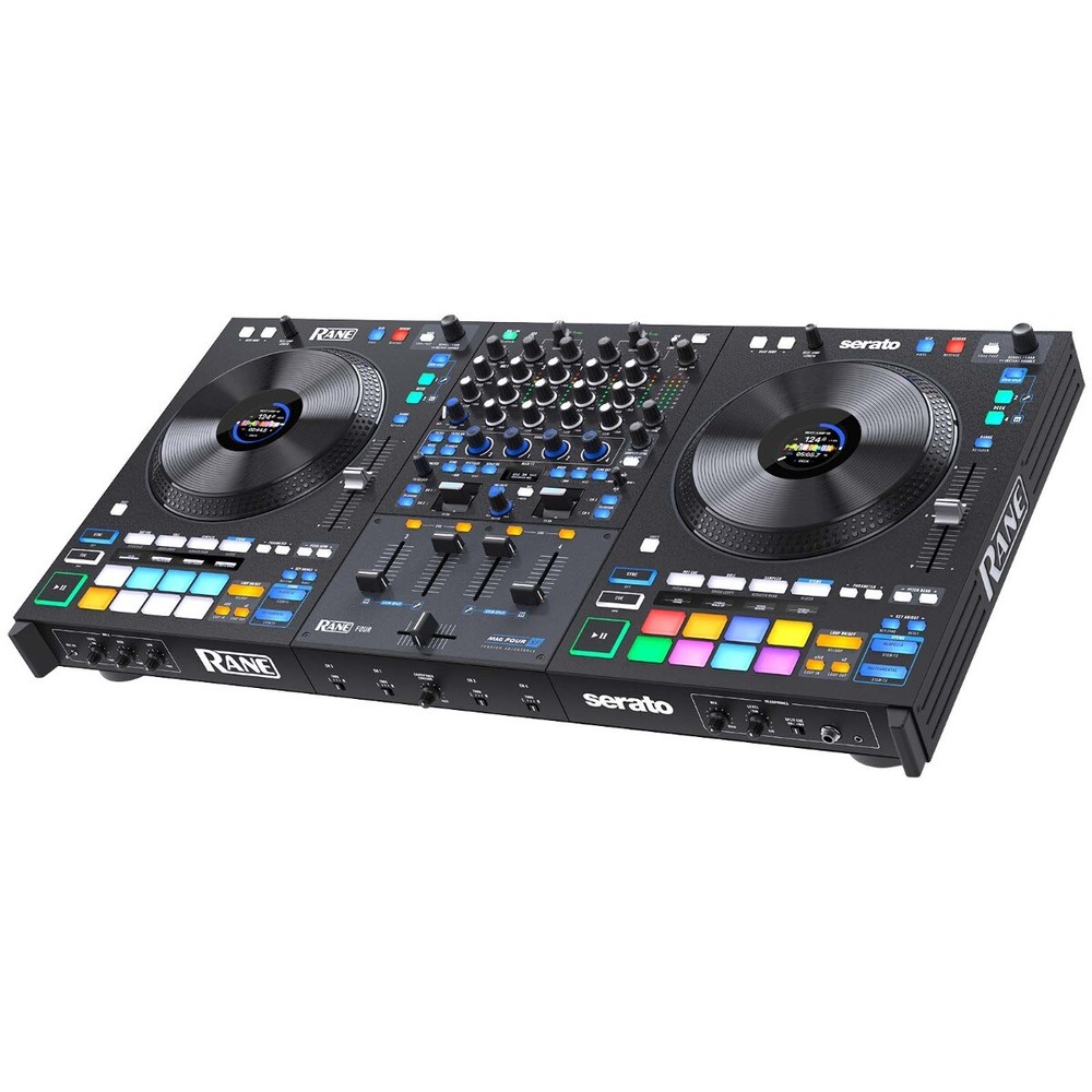 Rane FOUR Advanced 4 Channel Mixer Stems Serato DJ Controller w Soft Case