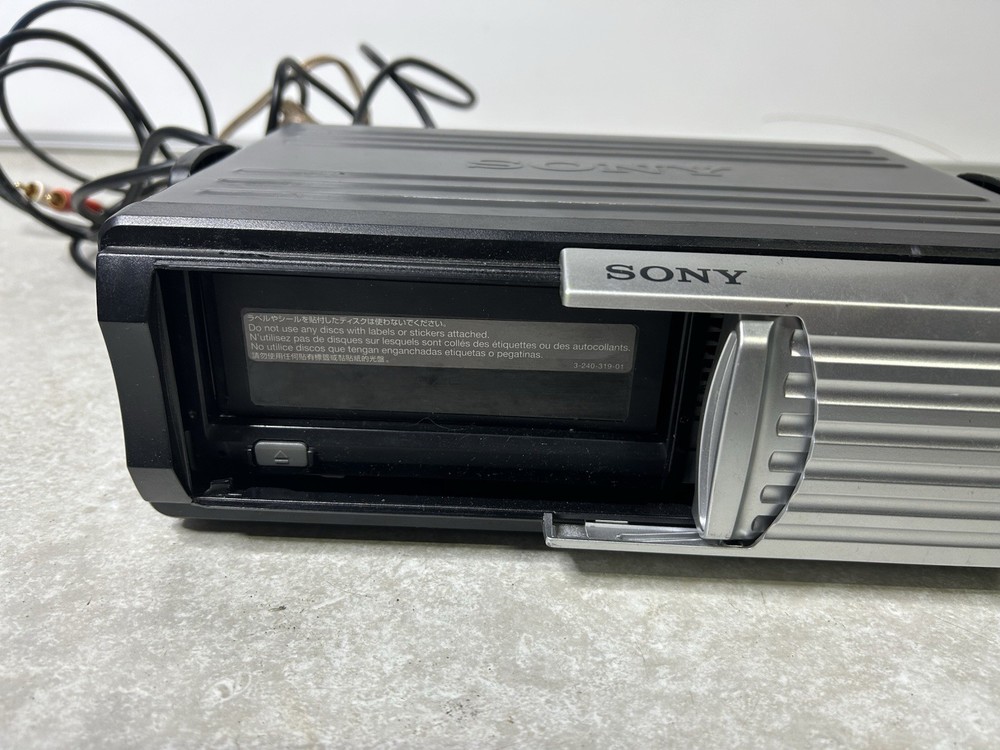 Sony CDX-656 Compact 10-Disc CD Changer For Car Black Untested