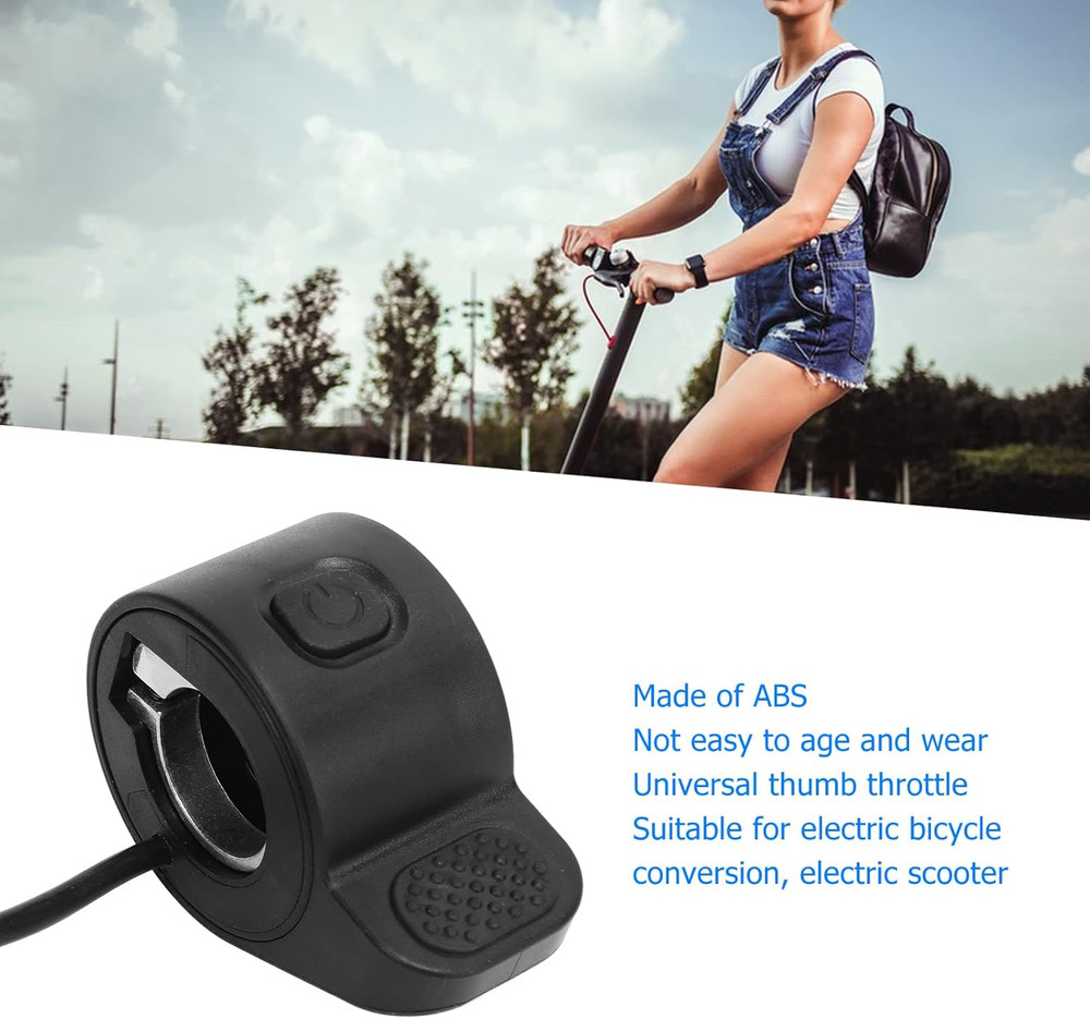 Electric Scooter Throttle, Universal Left Right Thumb Accelerator for Electri...