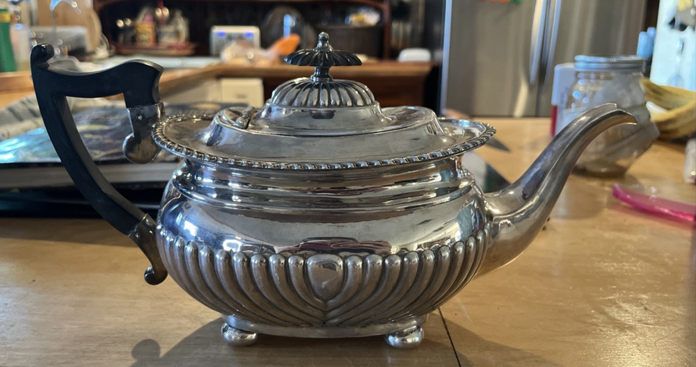 4 Pc 19th C. Sheffield Silver Plate Tea And Coffee Set