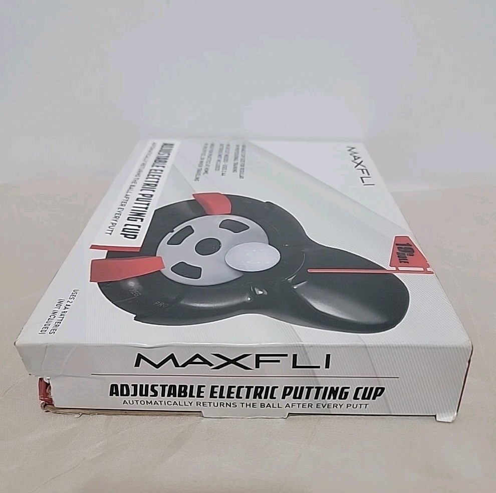 MAXFLI Electric Adjustable Golf Putting Cup with Automatic Ball Return