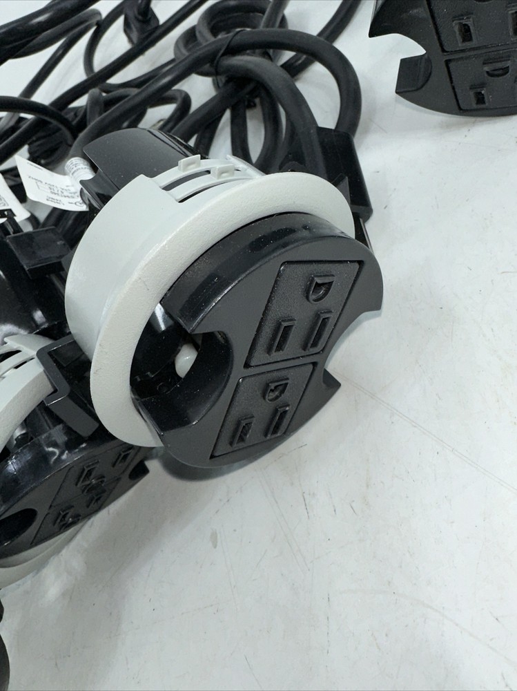 Byrne Black Power Data Center Node 2-Outlet Interlink Cable Management System