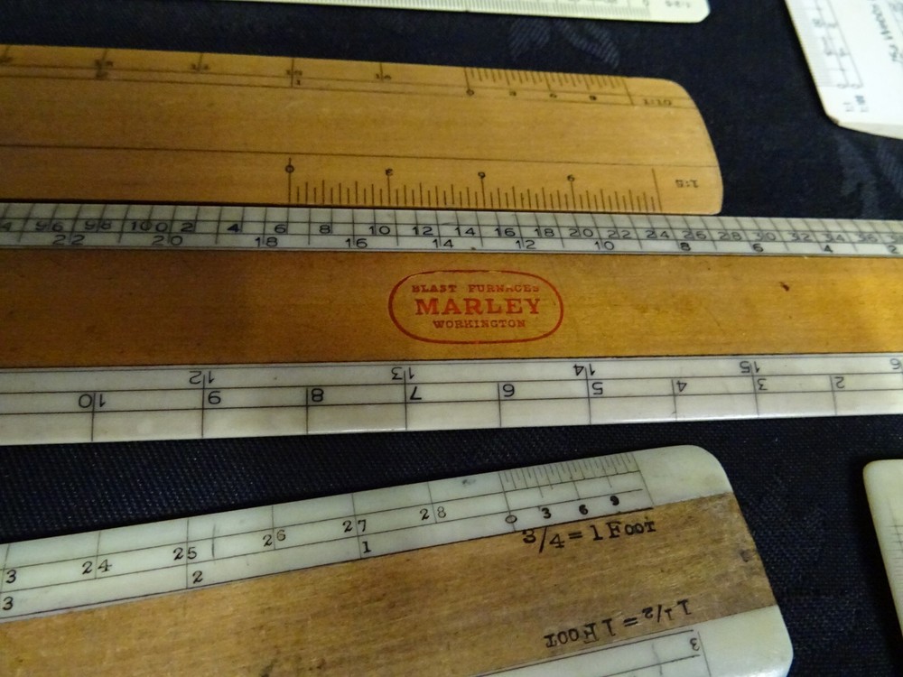 Architecture/Engineering Technical Drafting Vintage Drawing board rulers