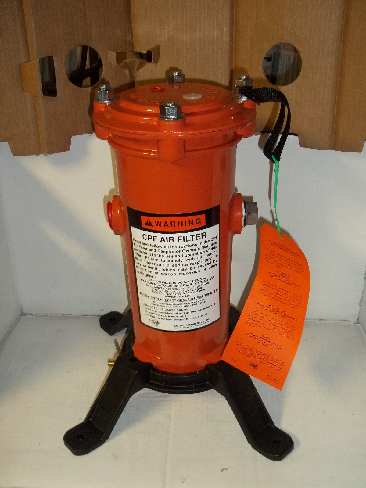 CLEMCO CPF 20 AIR FILTER #03578 FOR RESPIRATOR HELMET SANDBLASTING NEW