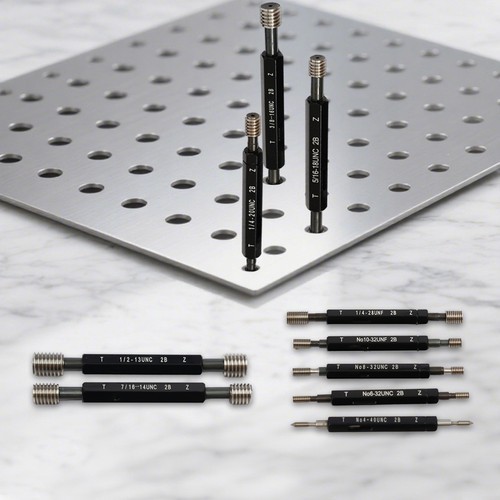 10Pcs -Precision Double End Thread Plug Detection Gauge American Thread Bore