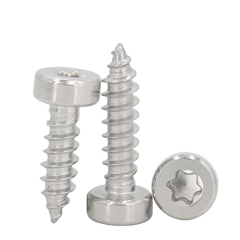 304 Stainless Steel Torx Cap Head Self Tapping Screws With Low Head M2 - M6
