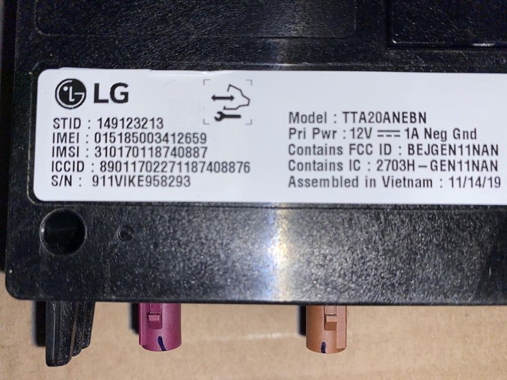 2020 BUICK ENCORE GX ONSTAR MODULE TELEMATICS EU1 84721683 COMM CTRL MODULE