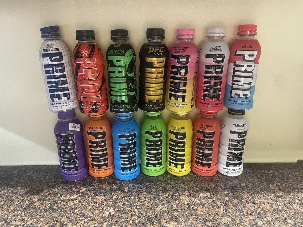 Prime Hydration All Flavors Empty Bottle