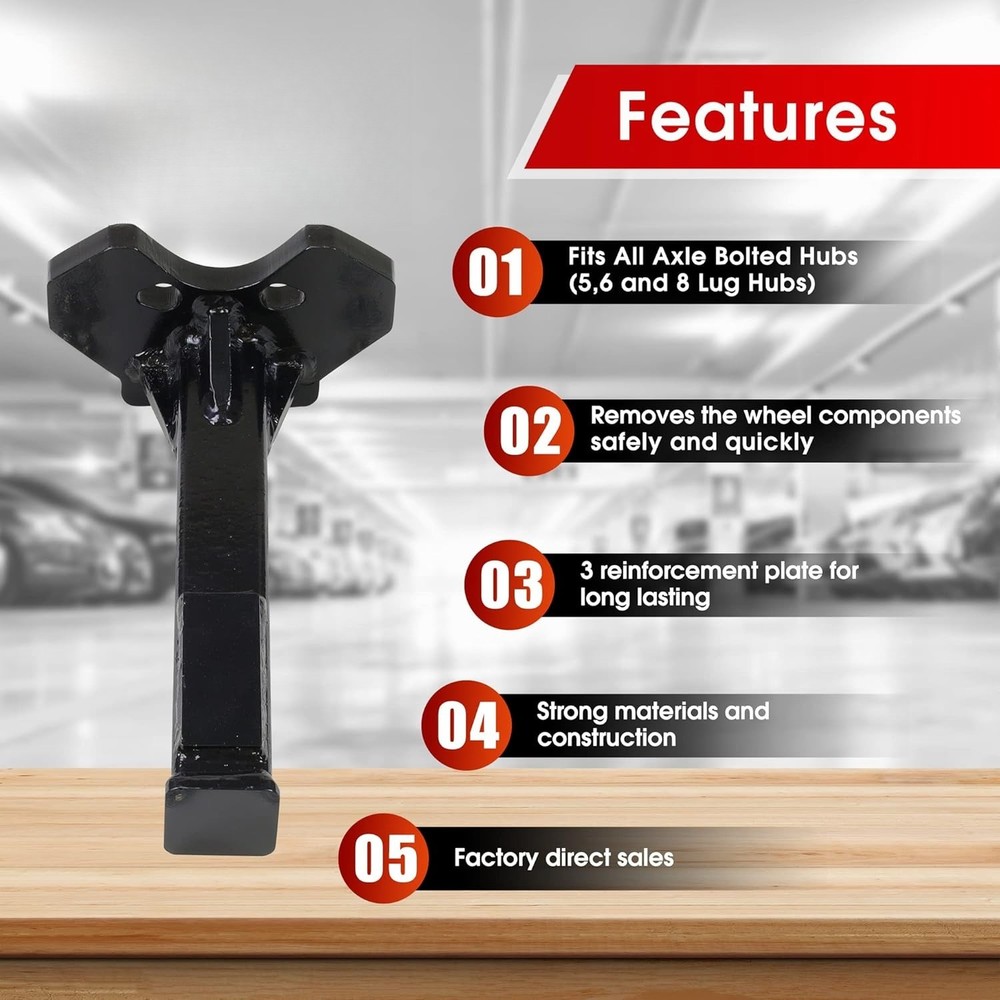 Wheel Hub Bearing Removal Tool Set Universal Replacement for ATD Tools