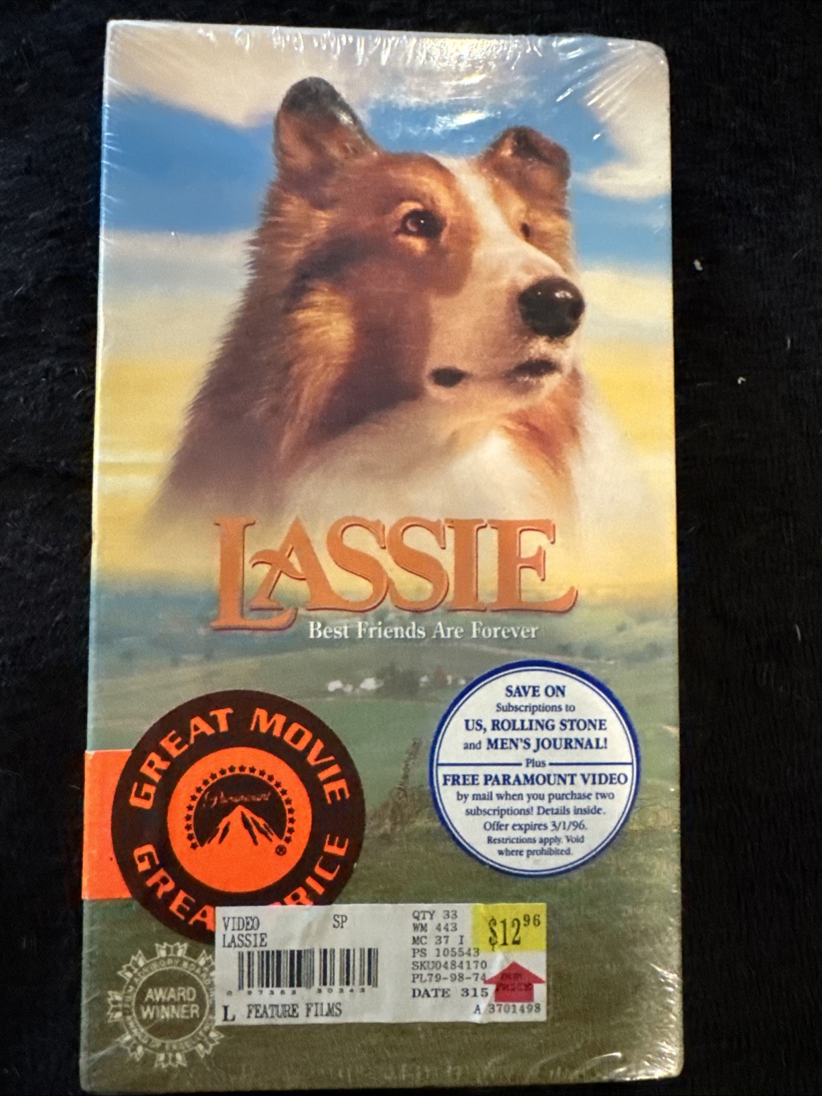 Lassie VHS 1994 Clamshell