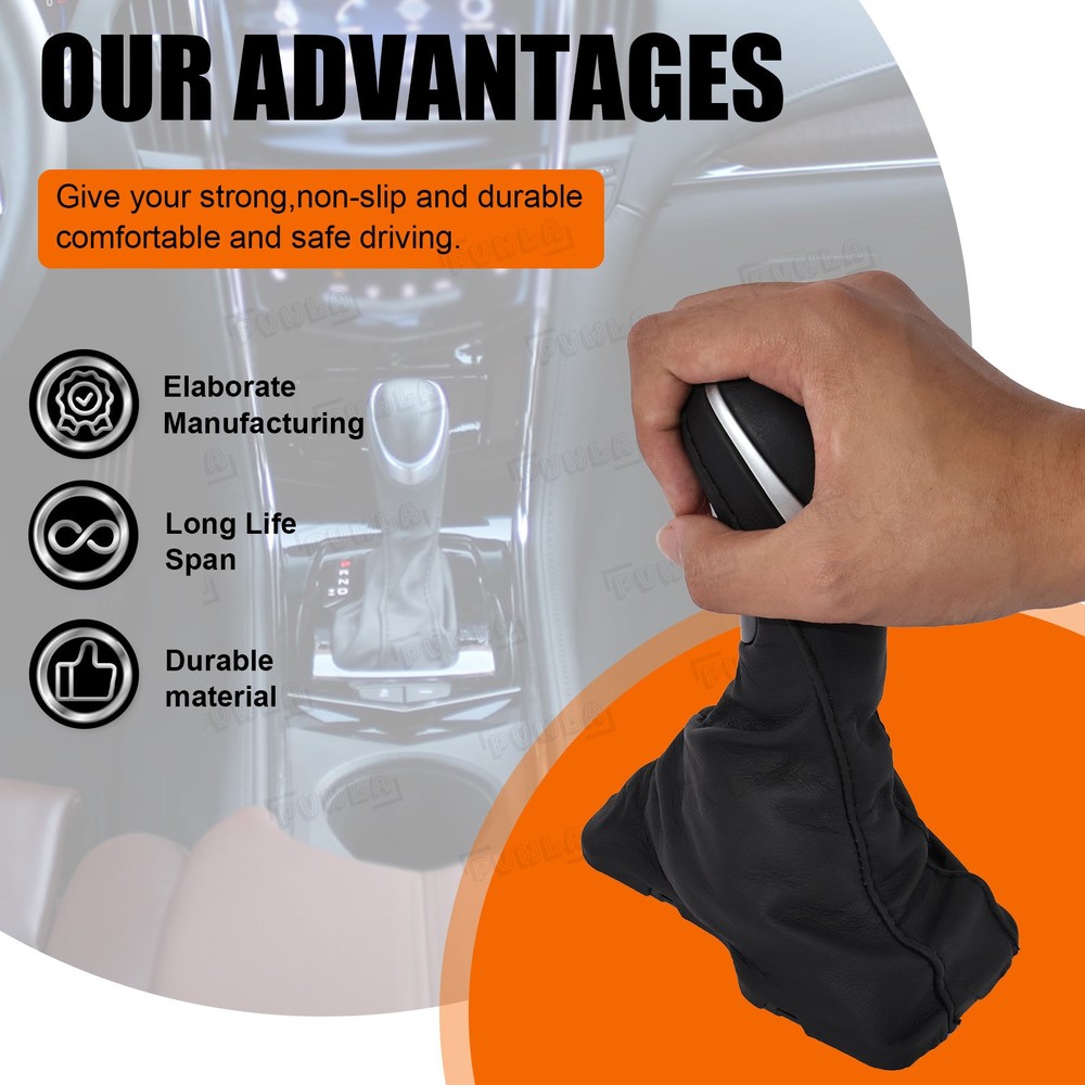 For 2013-2019 CADILLAC ATS Automatic CAR GEAR SHIFT KNOBS W/ Boot