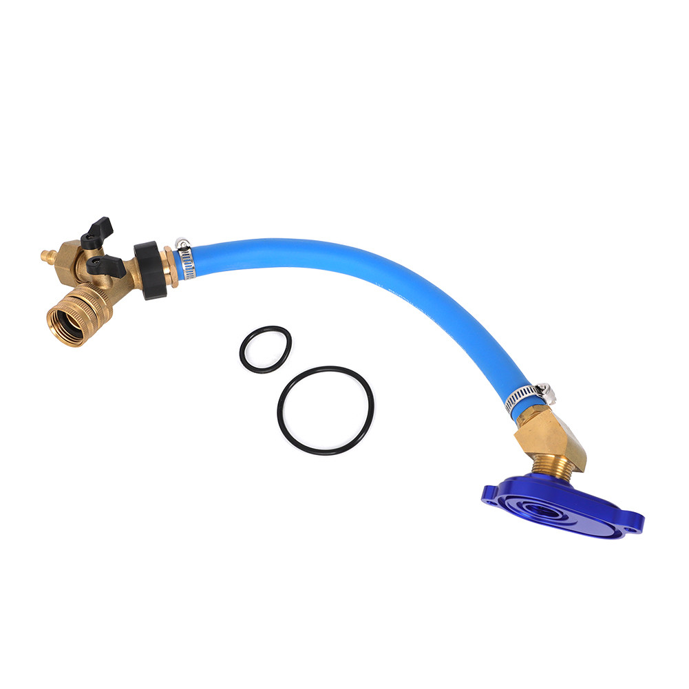 For 03-10 Ford 6.0L Oil Cooler Flush Kit & Aluminum Anodize Adapter VT365 VT275