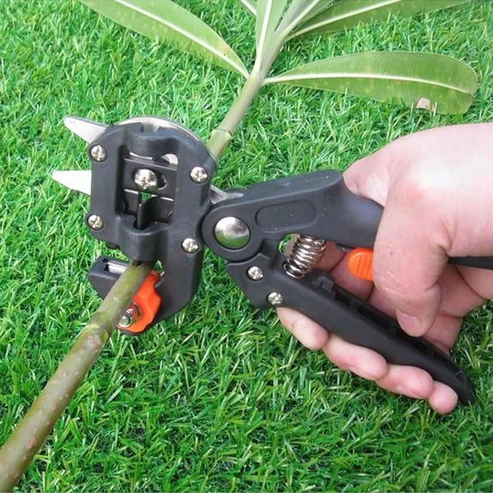 Pro Pruning Shears Garden Grafting Tool Set Kit Fruit Tree Scissor Cutter