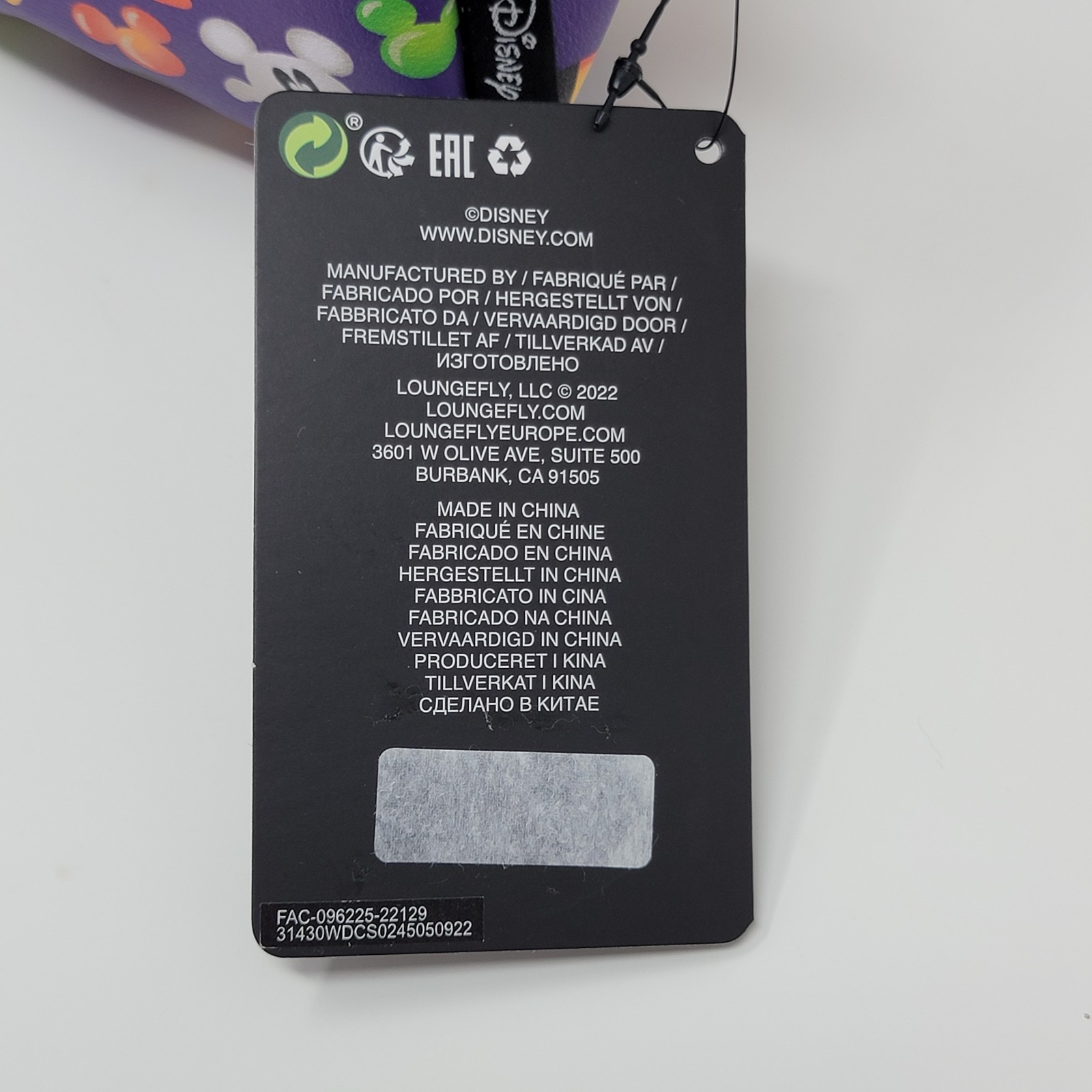 New! Loungefly Disney Mickey Mouse Halloween Treats Makeup Bag Cosmetic Pouch