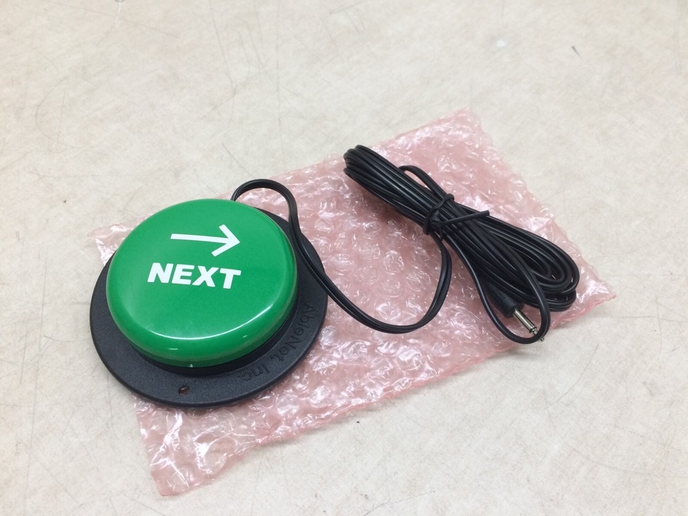 Green "Next" Button Ablenet Jelly Bean Switch Mechanical Special Color Access