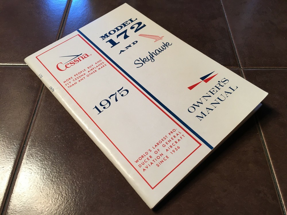 1975 Cessna 172 Owner's Manual