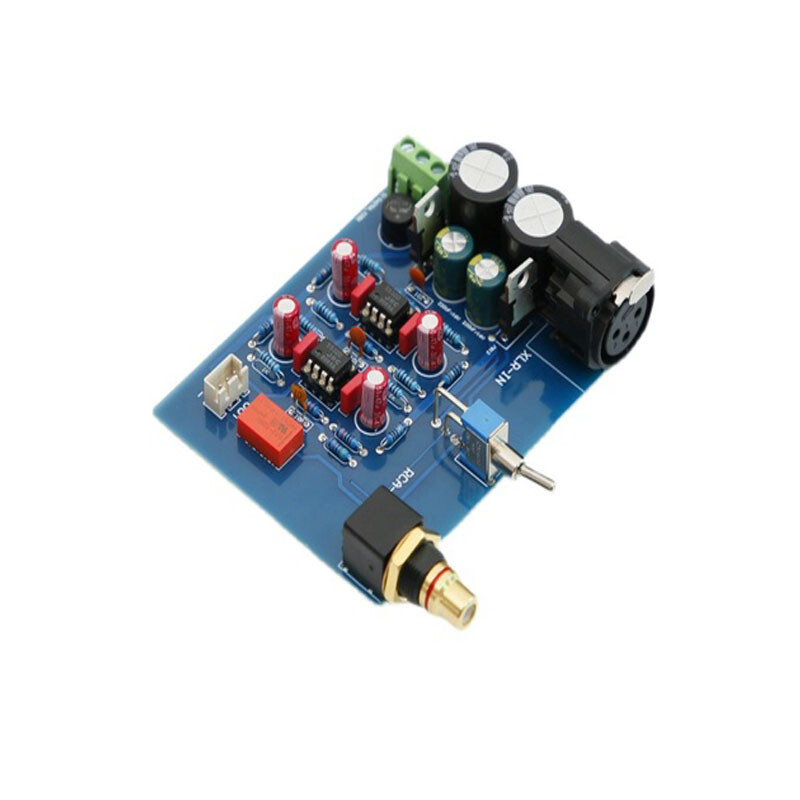 Balanced unbalanced input to balanced output board (mono)