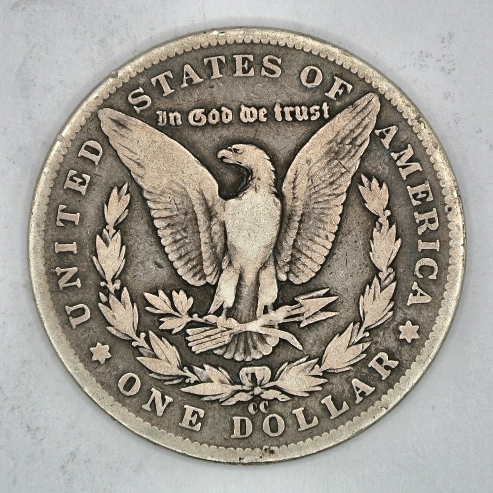 1892-CC Morgan Silver Dollar