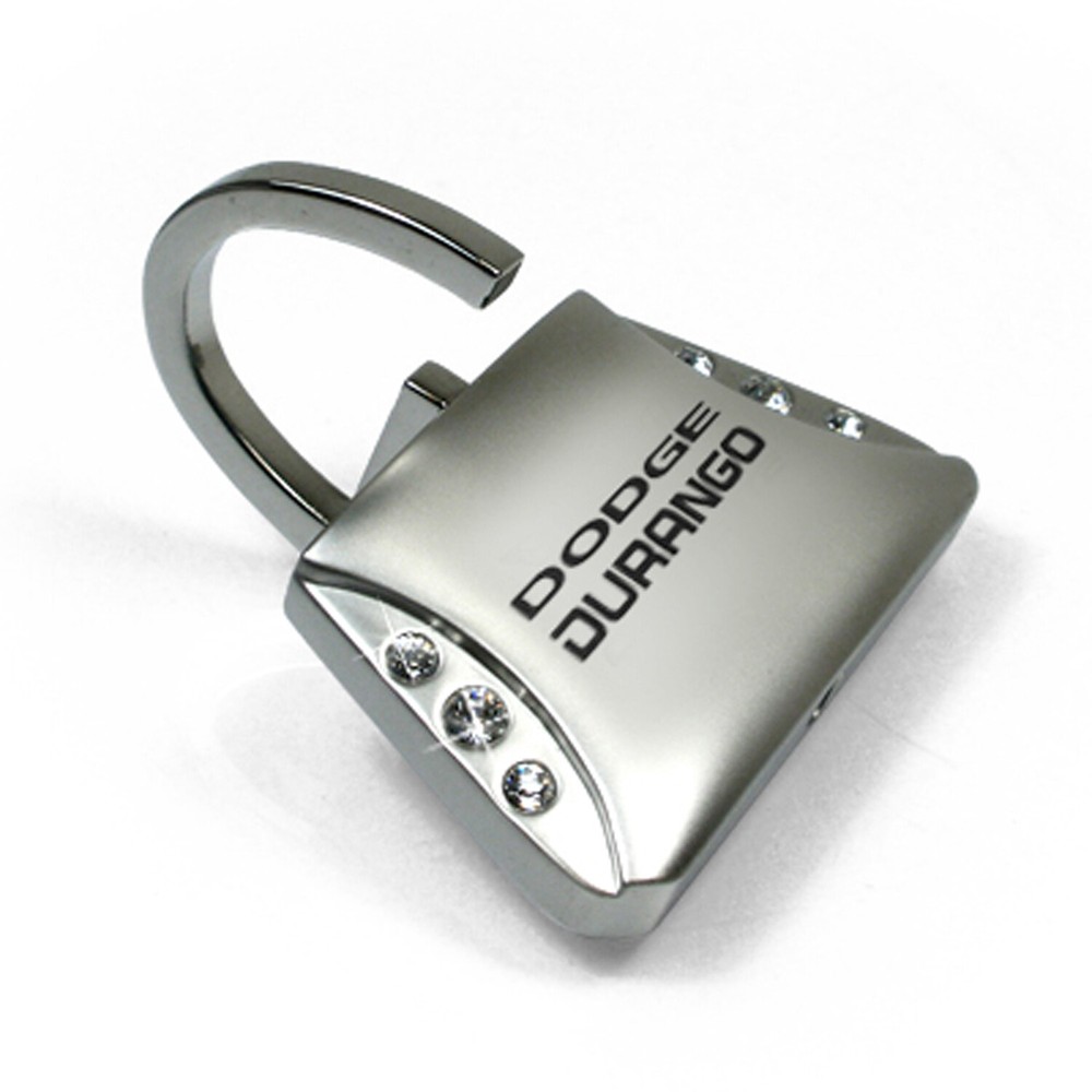 Dodge Durango Clear Crystal Purse Shape Auto Key Chain