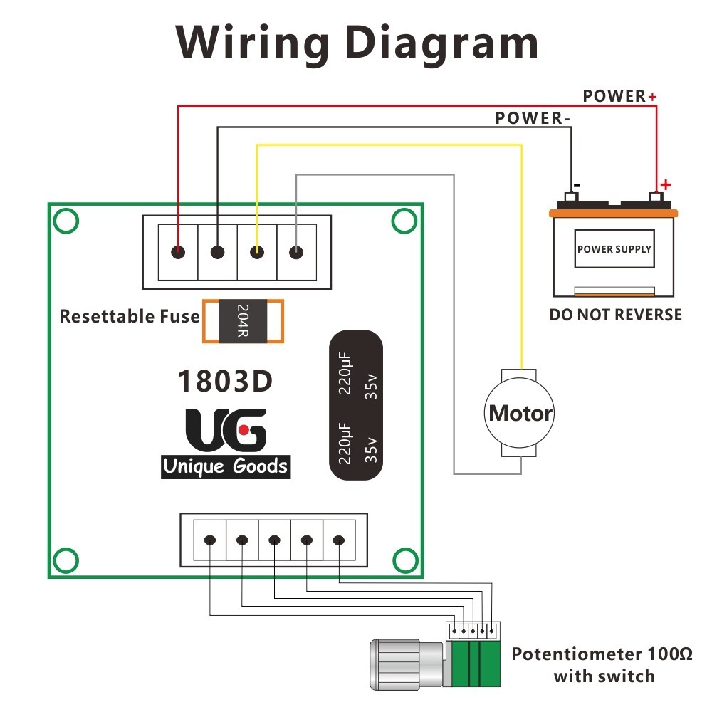 6V-28V 10A Motor Electronic Pump Fan Speed Control Module with Digital Display
